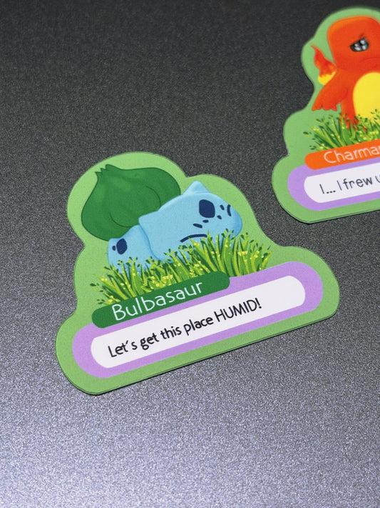 “W… water…” Pokopia Squirtle Vinyl Sticker