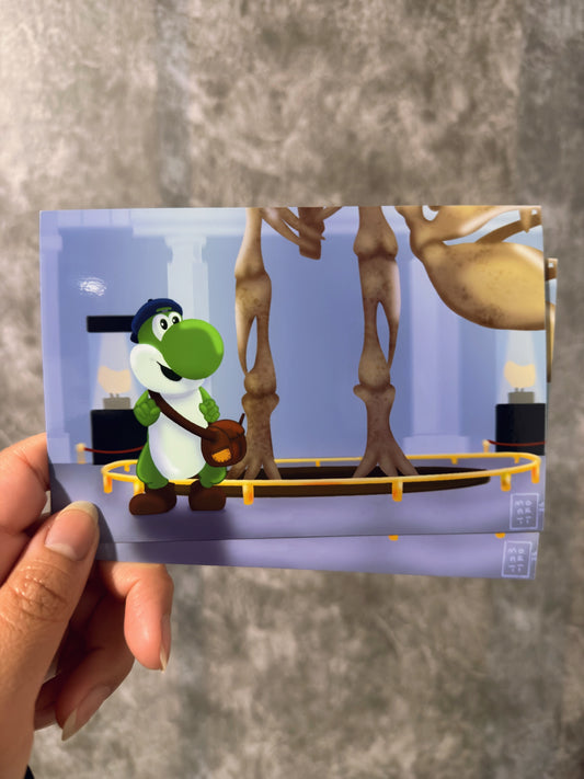 Yoshi at the Museum Art Print