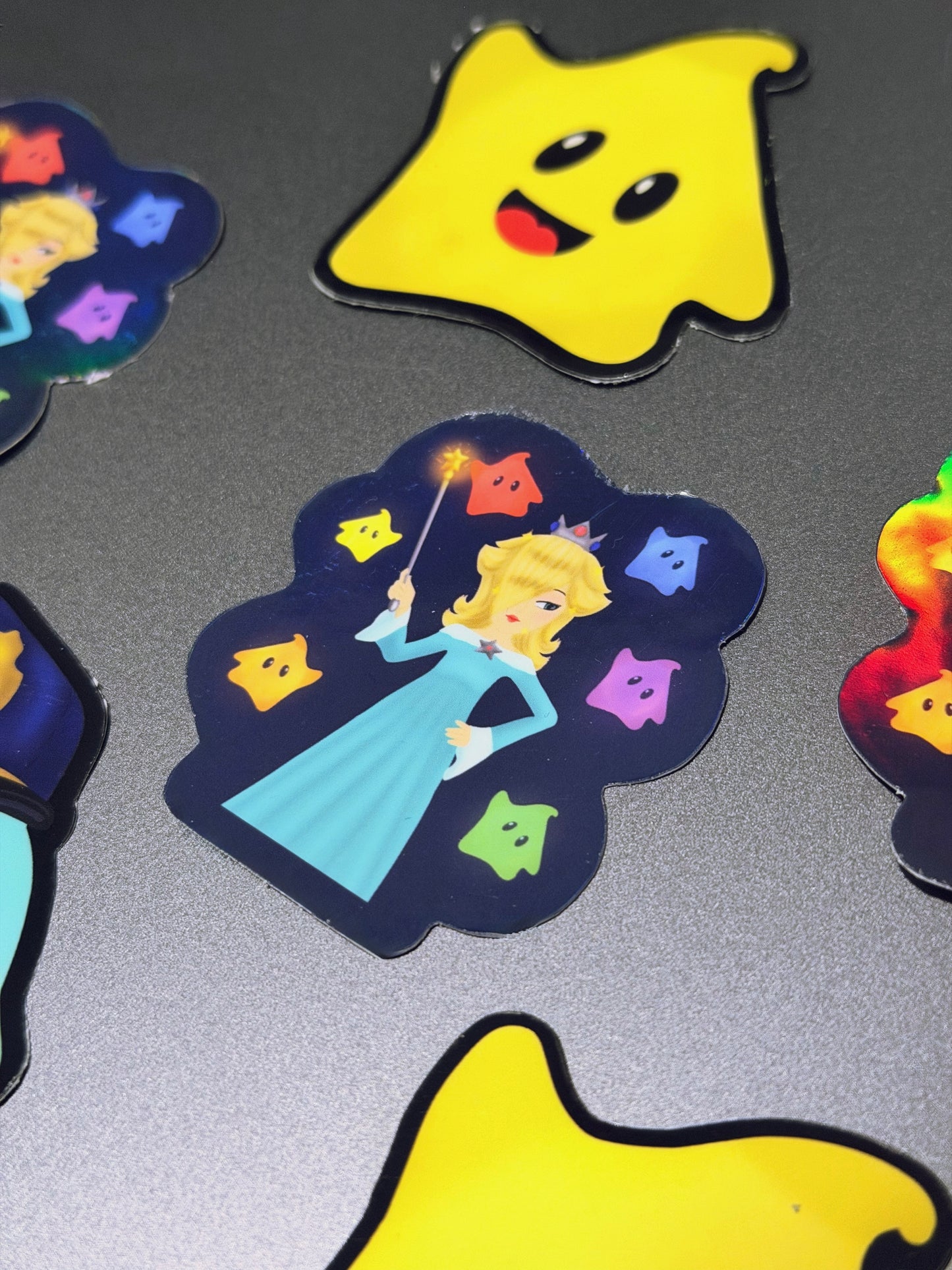 Super Mario Galaxy Vinyl Stickers