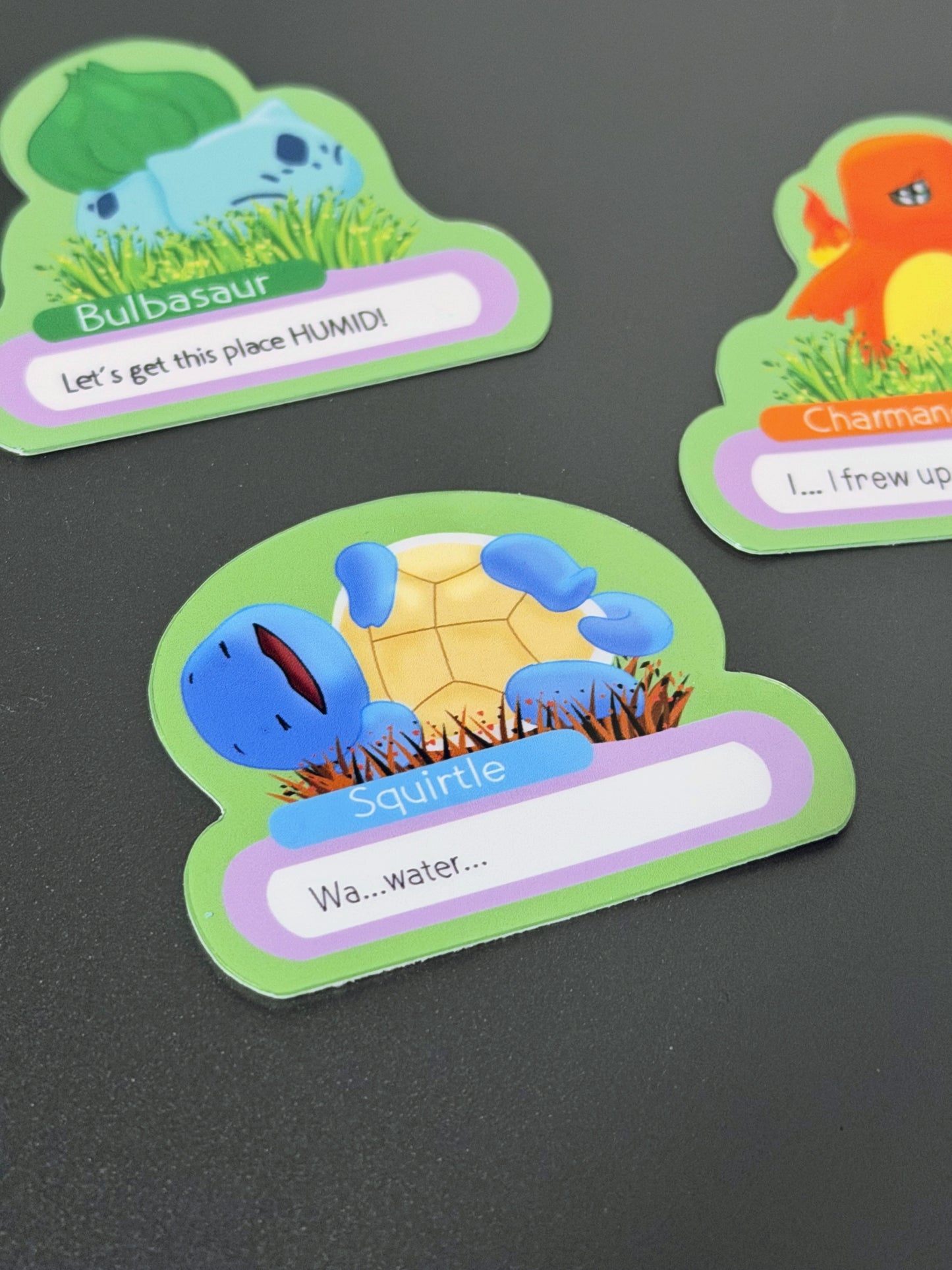 “W… water…” Pokopia Squirtle Vinyl Sticker
