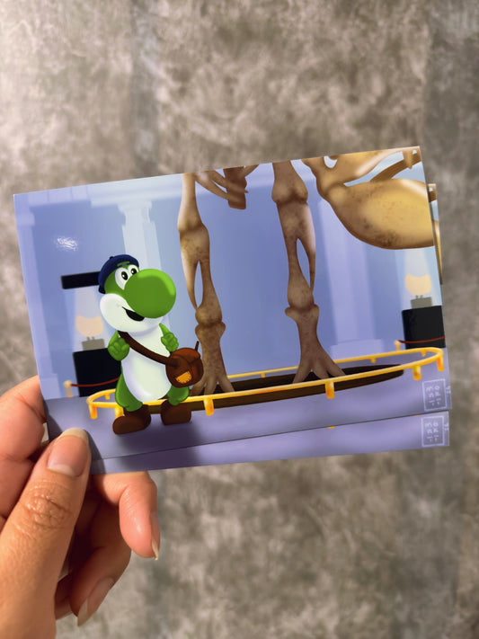 Yoshi at the Museum Art Print