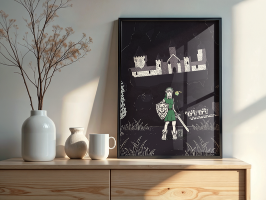 "Echoes of Wisdom" Illustrated Art Print